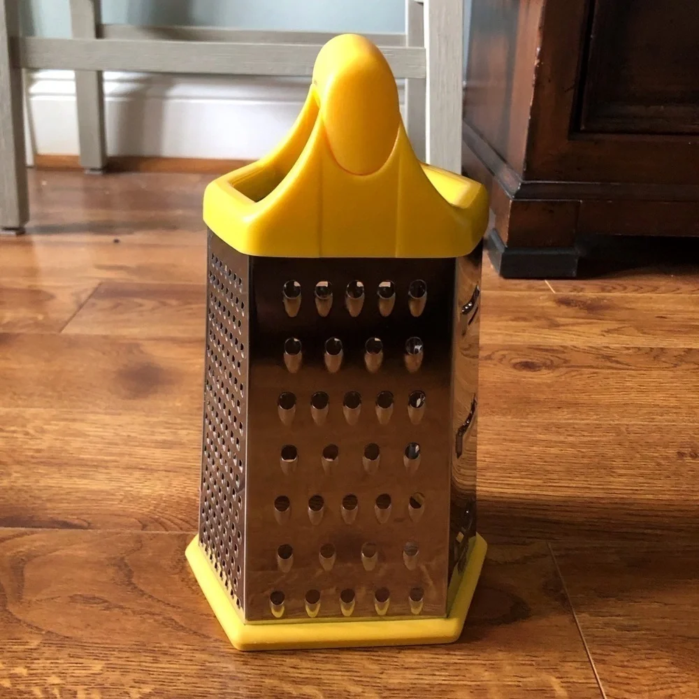 Yellow veggie and cheese grader